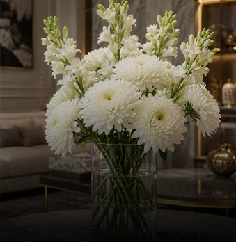 Flower-care styling photograph